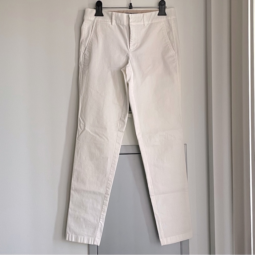 VINCE White Trouser Pants